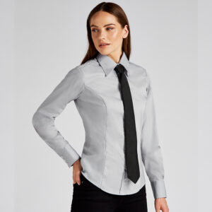 k702 Ladies Premium Short Sleeve Tailored Oxford Shirt