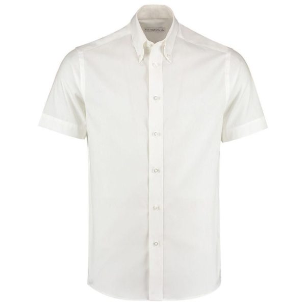Kustom Kit KK187 Short Sleeve Tailored Oxford Shirt Cressco