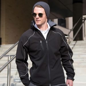 Result R118 Work-Guard Hooded Soft Shell Jacket Cressco