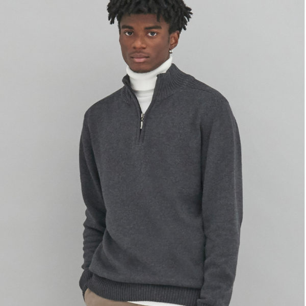 Unisex Wakhan Zip Neck Sustainable Sweater