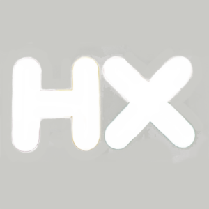white hx logo