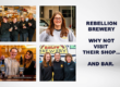 Rebellion Brewery has bought branded uniform from Cressco Corporate Clothing